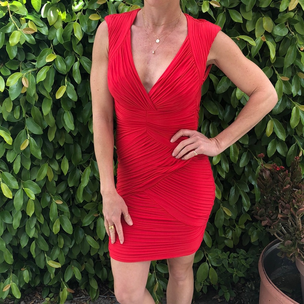 Sexy red dress